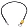 Solarmi propojovací DC kabel, 30cm, očko M6 - dutinka