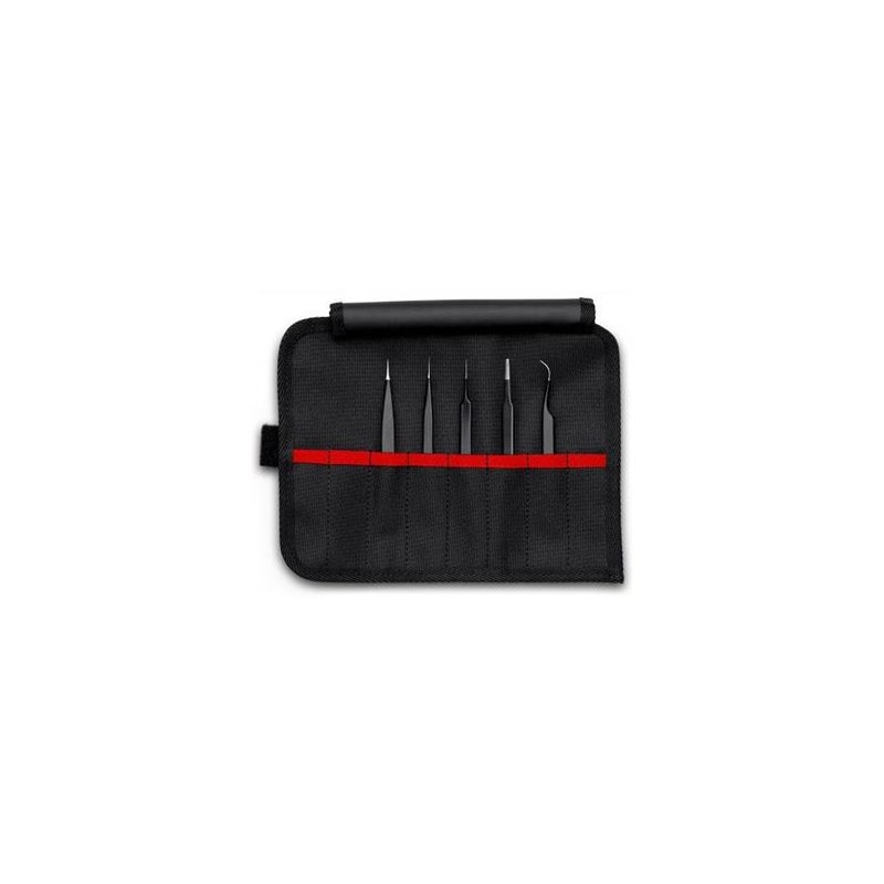 Knipex, 92 00 01 ESD, Sada univerzálních pinzet ESD, 5 ks
