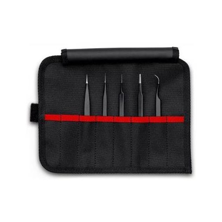 Knipex, 92 00 01 ESD, Sada univerzálních pinzet ESD, 5 ks