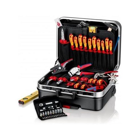 Knipex, 00 21 06, Základní kufr s nářadím - elektro+