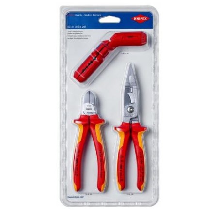 Knipex, 00 31 30 BK V01, Montážní sada KNIPEX pro elektro
