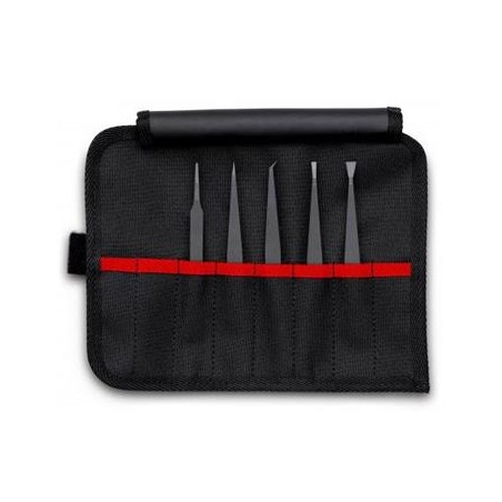Knipex, 92 00 05 ESD, Sada plastových pinzet ESD, 5 ks