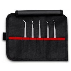 Knipex, 92 00 03, Sada přesných pinzet SMD, 5 ks