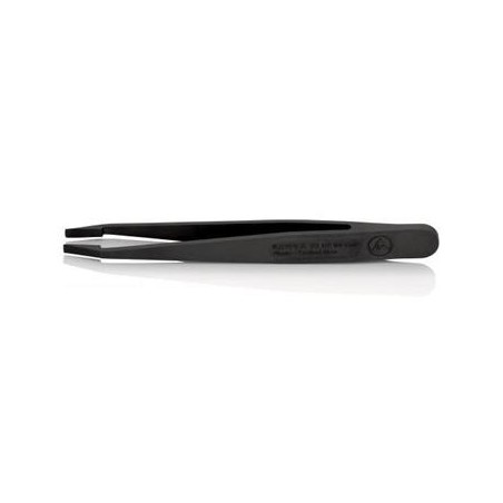 Knipex, 92 09 04 ESD, Plastové pinzety ESD, černé