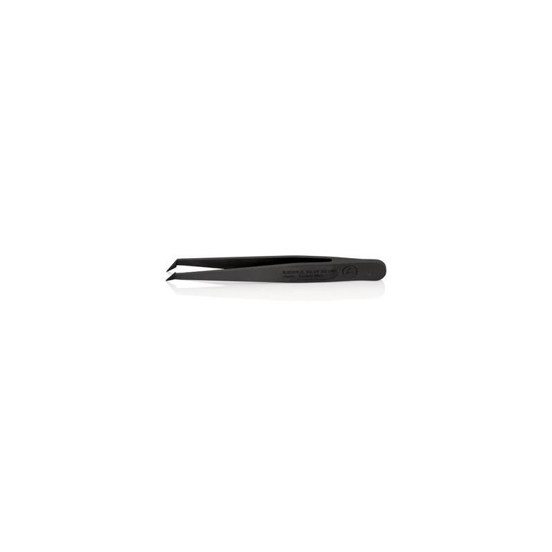 Knipex, 92 09 03 ESD, Plastové pinzety ESD, černé