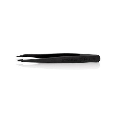 Knipex, 92 09 02 ESD, Plastové pinzety ESD, černé
