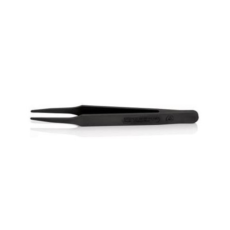 Knipex, 92 09 01 ESD, Plastové pinzety ESD, černé