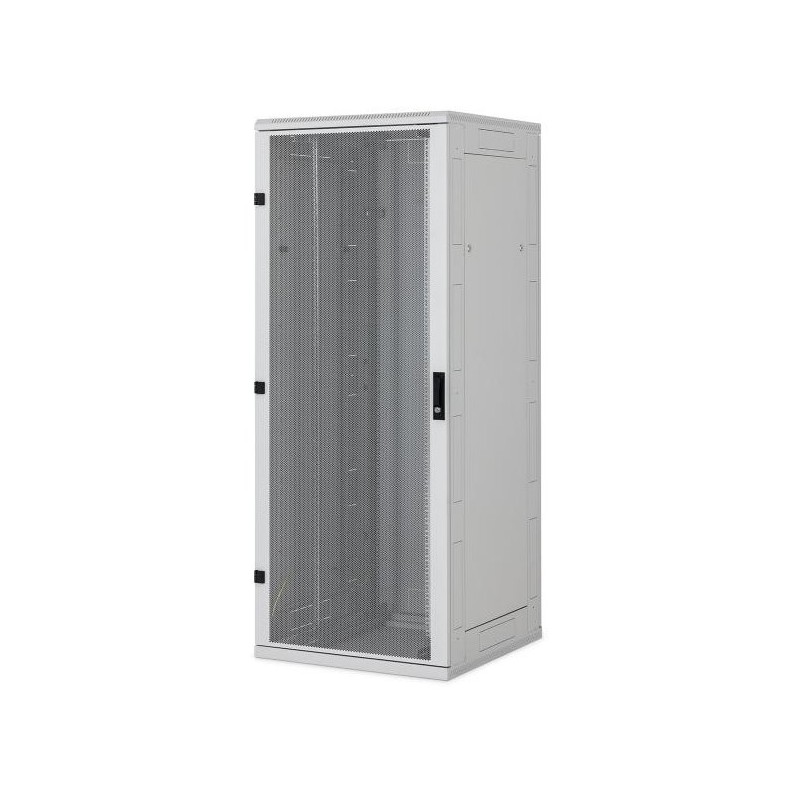 Triton 19" rozvaděč stojanový 42U/800x800, typ RT, nosnost 1200kg, perforované dveře, RAL7035, šedý
