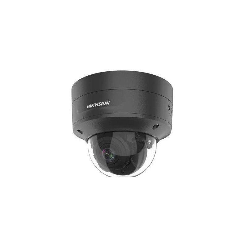 Hikvision 8MPix IP Dome AcuSense kamera IR 30m, Audio, Alarm, IK10 černá