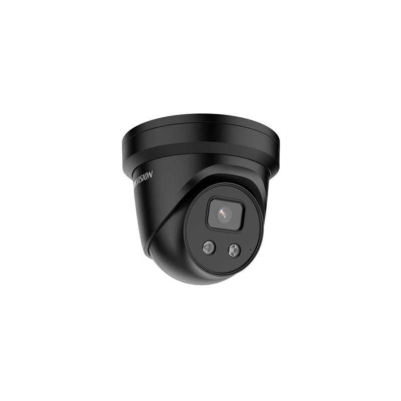 Hikvision 4MPix IP Turret AcuSense kamera IR 30m, IP67, mikrofon, černá
