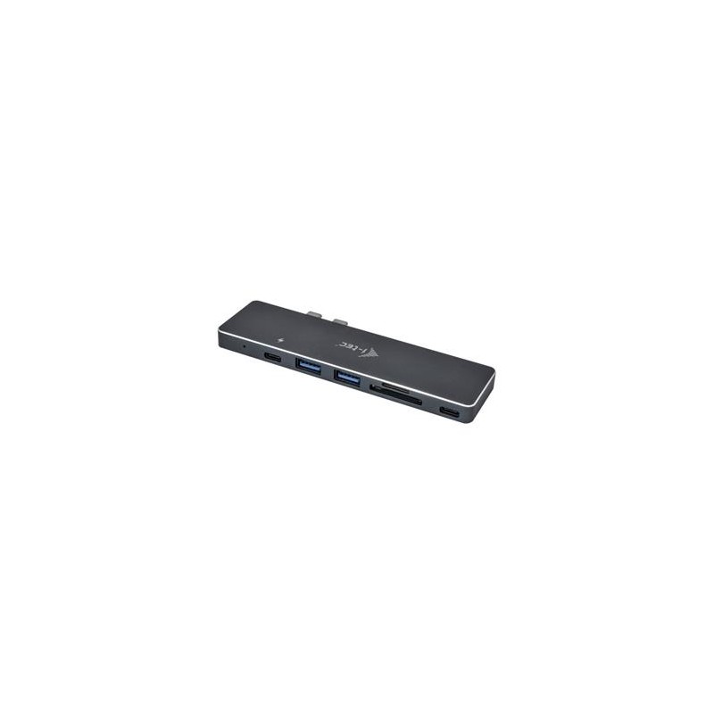 OPRAVENÉ - i-tec dokovací stanice USB-C Metal/ 2x USB 3.1 Type C/ HDMI/ SD/MicroSD/ for Apple MacBook Pro + Power Deliv