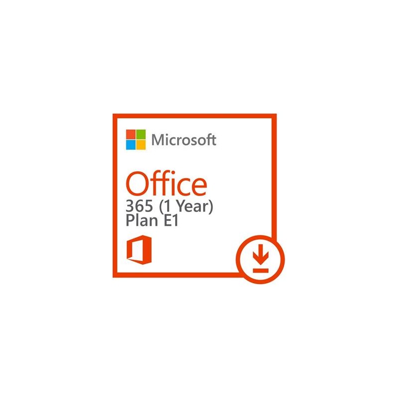 Elektronická licence: Microsoft CSP Office 365 E1 předplatné 1 rok, vyúčtování měsíčně