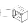 Triton 19' rozvaděč jednodílný 15U/600mm vylamovací otvor pro ventilátor RAL7035