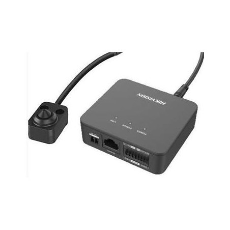 Hikvision 2MP PINHOLE skrytá mini kamera s WDR 8m kabel obj. 3,7mm DS2CD6425G020(37MM)8M(B)