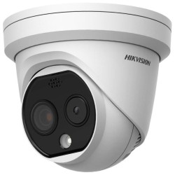 Hikvision IP Turret Termo optická kamera objektiv 6,9mm, IR 15m, Audio, Alarm, blikač