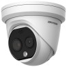 Hikvision IP Turret Termo optická kamera objektiv 6,9mm, IR 15m, Audio, Alarm, blikač