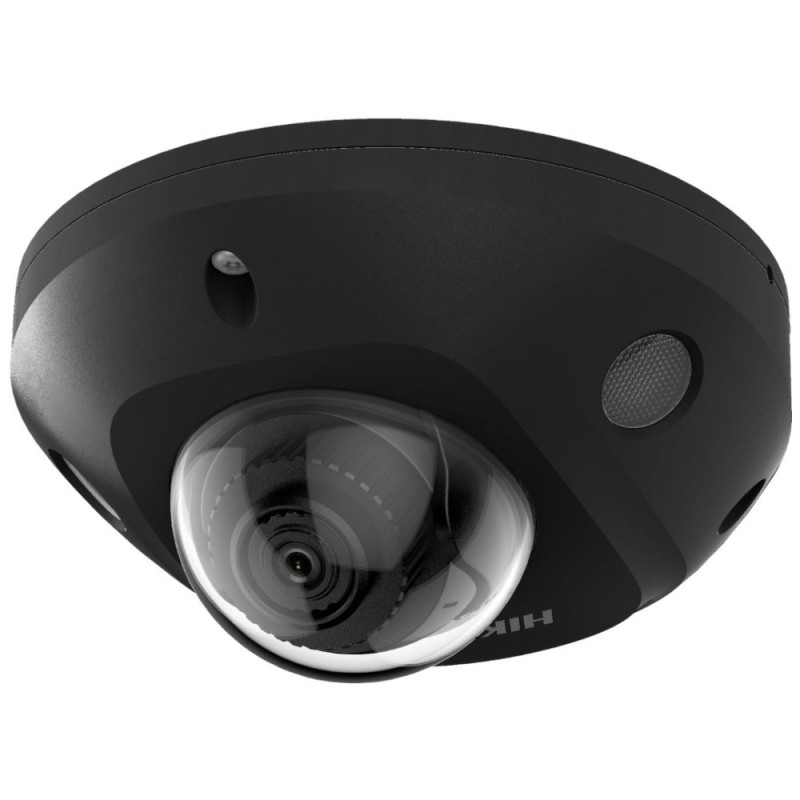 Hikvision 4MPix IP Mini Dome AcuSense kamera IR 30m, IP67, Audio, Alarm, černá DS2CD2543G2IS(28MM)(BLACK)