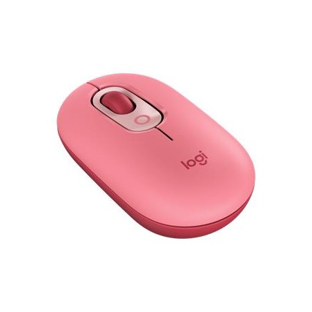 Logitech myš POP - červeno-růžová/optická/ 4 tlačítka/bezdrátová/Bluetooth/4000dpi