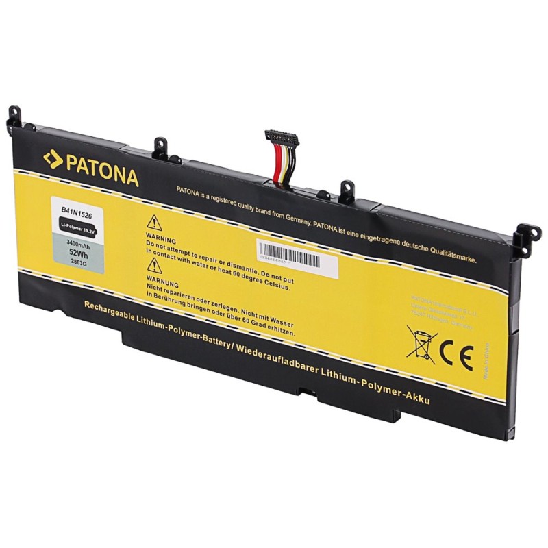 PATONA baterie pro ntb ASUS S5V/ZX60V 3400mAh Li-Pol 15,2V B41N1526