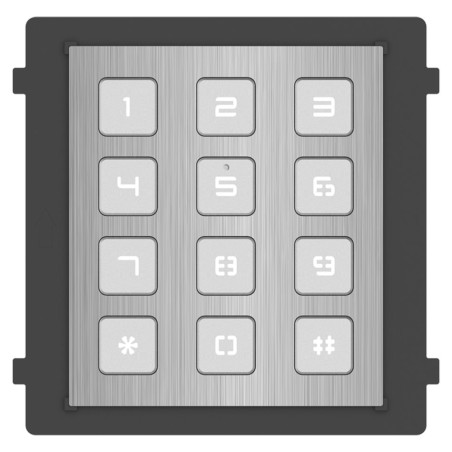 Hikvision Modul interkomu s kódovou klávesnicí nerez