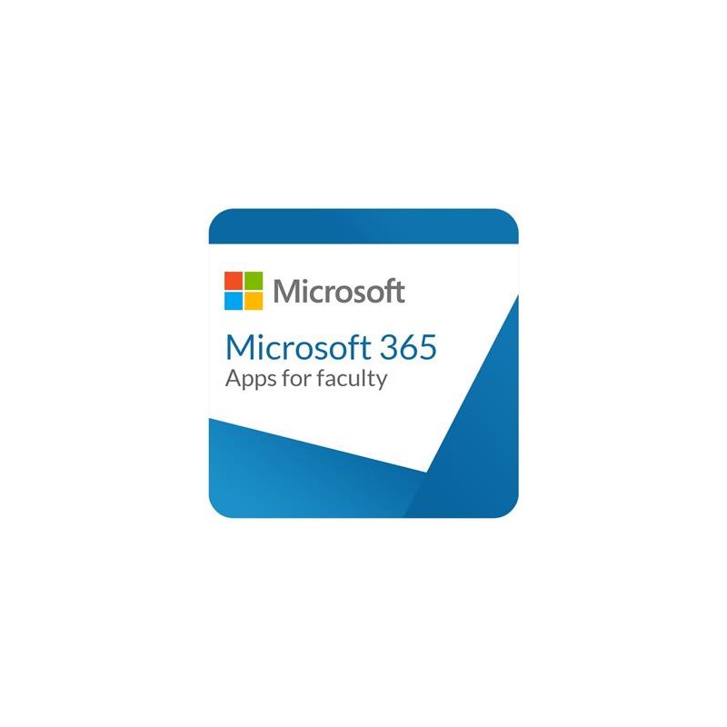 Elektronická licence: Microsoft CSP Microsoft 365 Apps for faculty (pro školy) předplatné 1 rok, vyúčtování ročně