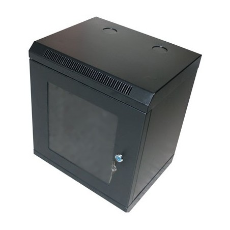 XtendLan Skříň 10", 12U, 280x350, černý, prosklený