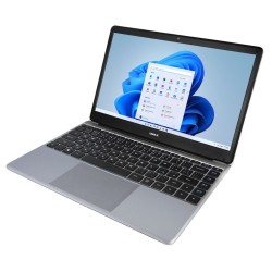 UMAX VisionBook 14Wj/Celeron N4500/4 GB/128 GB EMMC/M.2 SSD SATA slot/14,1" IPS Full HD/W11Pro/Šedý