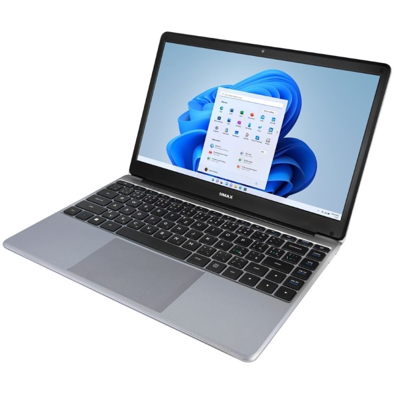 UMAX VisionBook 14WRx/Celeron N4020/4 GB/128 GB EMMC/M.2 SSD SATA slot/14,1" IPS Full HD/W11Pro/Šedý