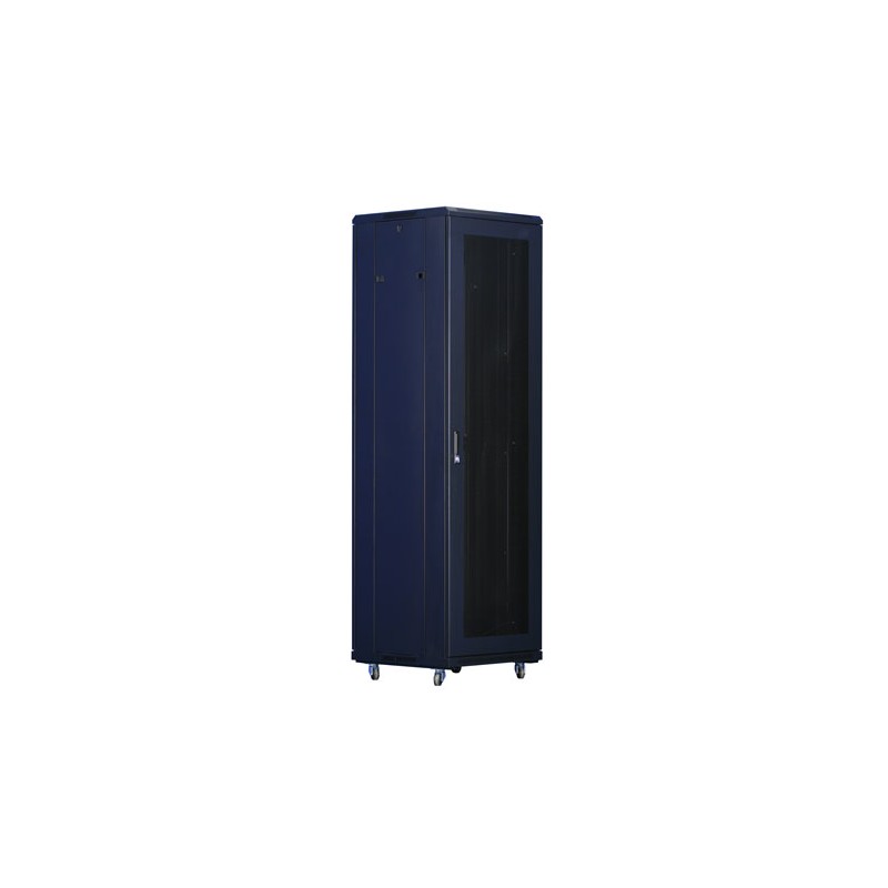 XtendLan 42U/800x1200 stojanový, černý, perforované dveře a záda
