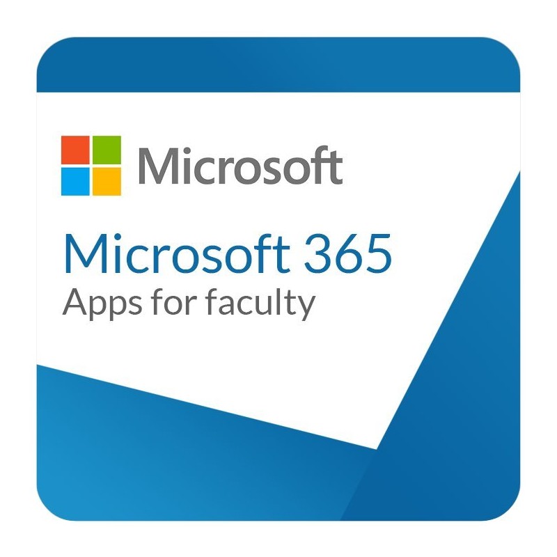 Elektronická licence: Microsoft CSP Microsoft 365 Apps for faculty (pro školy) předplatné 1 rok, vyúčtování měsíčně