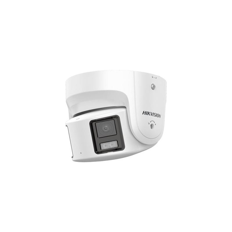 Hikvision 8MPix IP ColorVu AcuSense panoramatická kamera LED 40m, WDR 130dB, Audio, Alarm, Mikrofon, blikac,