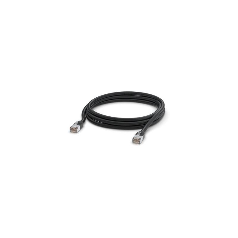 UBNT UACC-Cable-Patch-Outdoor-3M-BK, Venkovní UniFi patch kabel, 3m, Cat5e, černý
