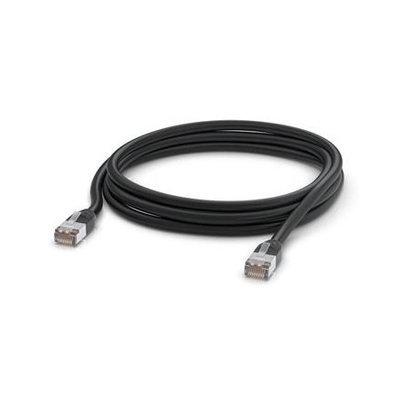 UBNT UACC-Cable-Patch-Outdoor-3M-BK, Venkovní UniFi patch kabel, 3m, Cat5e, černý