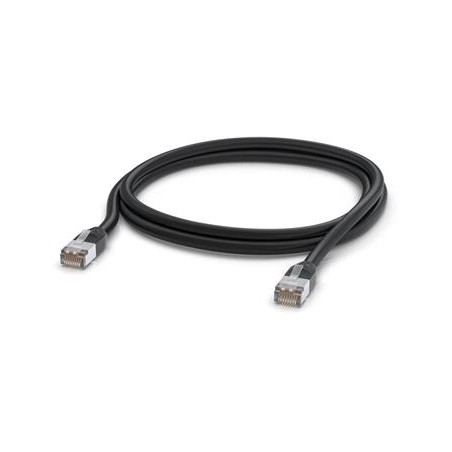 UBNT UACC-Cable-Patch-Outdoor-2M-BK, Venkovní UniFi patch kabel, 2m, Cat5e, černý