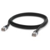 UBNT UACC-Cable-Patch-Outdoor-2M-BK, Venkovní UniFi patch kabel, 2m, Cat5e, černý