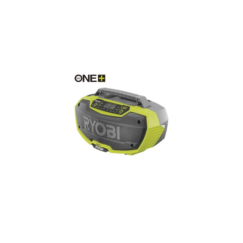 Ryobi, R18RH-0, 18V One Plus ™ rádio se dvěma reproduktory a s bluetooth®