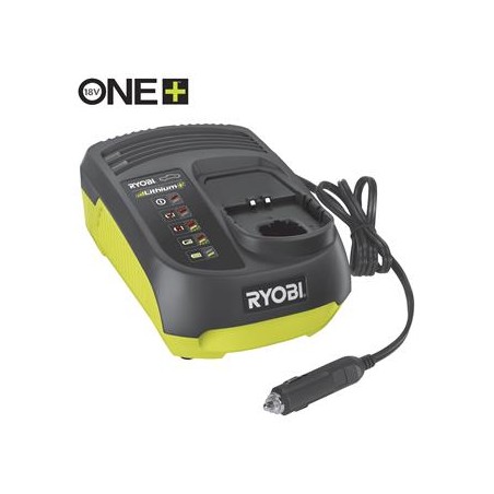 Ryobi, RC18118C, 18V One Plus ™ nabíječka do auta pro Li-Ion akumulátory