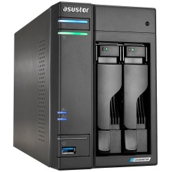 Asustor NAS AS6702T / 2x 2,5"/3,5" SATA III/ Celeron N5105 2.0 GHz/ 4GB/ 2x 2.5GbE/ 4x M.2/ 2x USB 3.2/ HDMI+IR