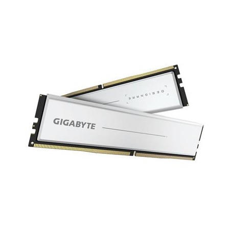 GIGABYTE DESIGNARE Memory DDR4 64GB 3200MT/s / DIMM / CL16 / 1,35V / Heat Shield / KIT 2x 32GB / Stříbrná