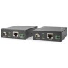 NEDIS HDMI extender/ přes Cat6/ do 60 m/ 4K@60Hz/ 18 Gbps/ HDMI/ LAN/ RS-232/ kov/ antracit