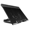 Zalman chladič notebooku ZM-NS3000 / pro notebooky do 17" / naklápěcí / USB Hub / USB / černý