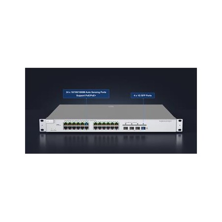 Reyee RG-NBS5100-24GT4SFP-P, 28-Port Gigabit Layer 3 PoE Switch