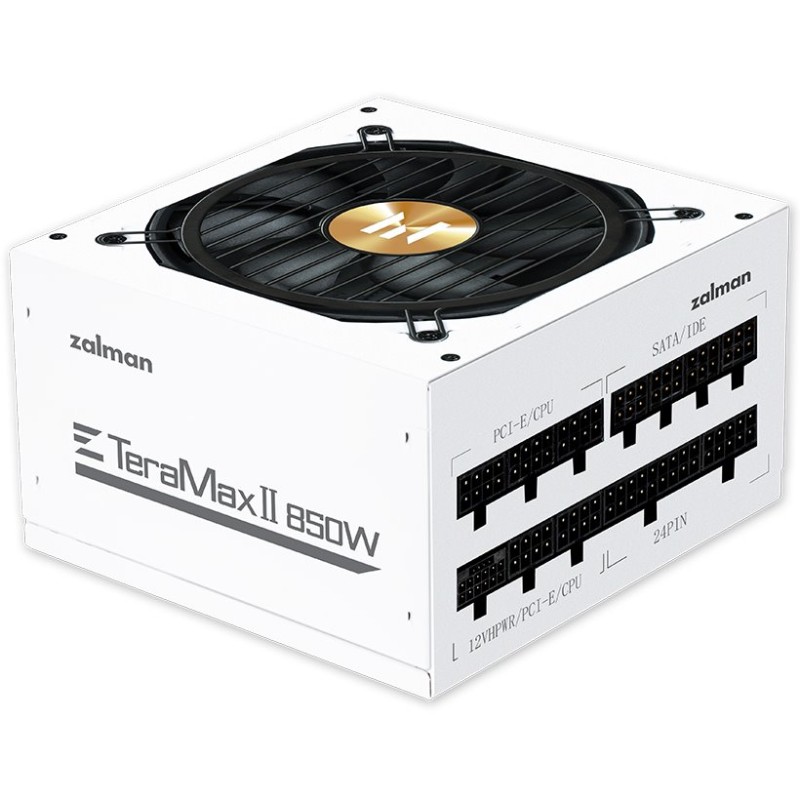 Zalman zdroj ZM850-TMX2 WH/ 850W / ATX3.0 / active PFC / modulární / 80 Plus Gold / bílý