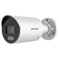 Hikvision 4MPix IP Bullet Hybrid ColorVu AcuSense kamera WDR 130dB, mikrofon, IP67, blikač