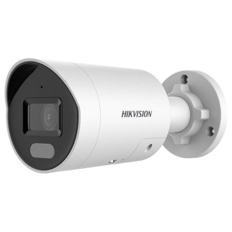 Hikvision 4MPix IP Bullet Hybrid ColorVu AcuSense kamera WDR 130dB, mikrofon, IP67, blikač