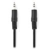 NEDIS stereo audio kabel/ 3,5mm jack zástrčka - 3,5mm jack zástrčka/ černý/ bulk/ 1m