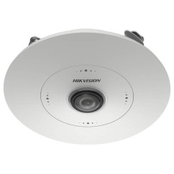 Hikvision 12 MPix IP Fisheye zápustná kamera Audio, Alarm, mikrofon