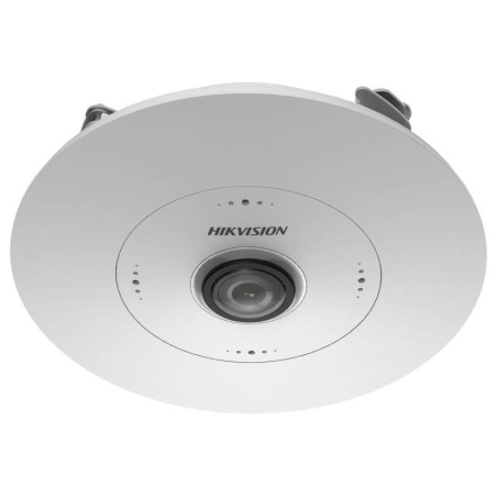 Hikvision 12 MPix IP Fisheye zápustná kamera Audio, Alarm, mikrofon