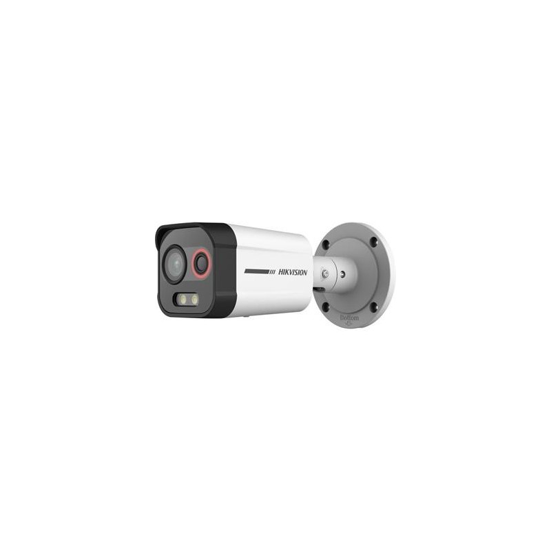 Hikvision IP Bullet termo- optická kamera objektiv 2,6mm, LED 30m, Audio, Alarm, Blikač