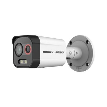 Hikvision IP Bullet termo- optická kamera objektiv 2,6mm, LED 30m, Audio, Alarm, Blikač